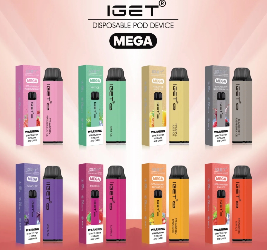 IGET Mega 3000パフ - ストロベリーマンゴ｜使い捨で電子タバコ：2025年日本のヴェイプ市場をリードする革新