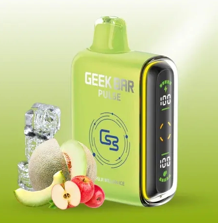 The Future of Disposable Vaping: Geek Bar Pulse 15000 Puffs Disposable - Fuji Melon Ice
