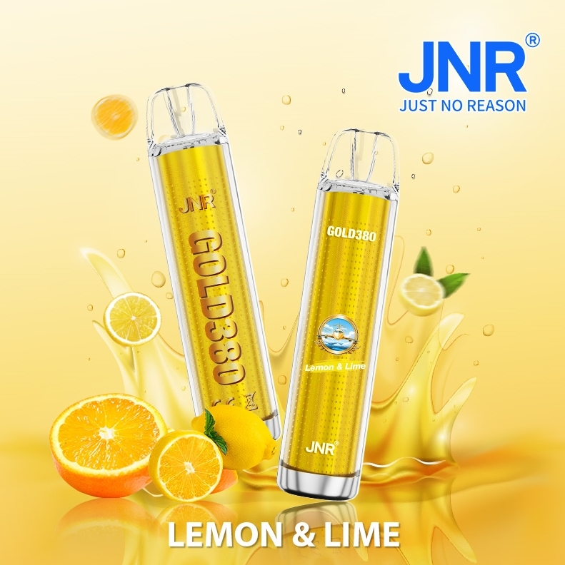 The Zest of Convenience: Unveiling the JNR GOLD380 6000 Puffs in Electrifying Lemon & Lime