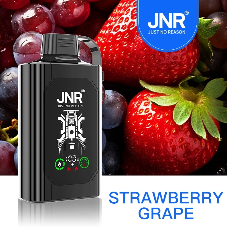 JNR SHISHA BOX 30000 Puffs Vape - Strawberry Grape: A Delightful vaping Experience