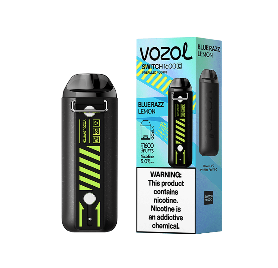 VOZOL SWITCH 1600 Puffs Vape - Blue Razz Lemon: A Comprehensive Review