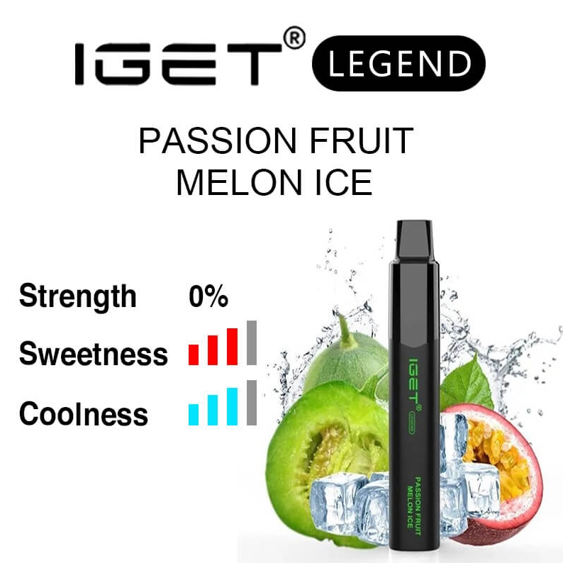 The Ultimate Escape: Exploring the Nicotine-Free IGET Legend 4000 Puffs in Passion Fruit Melon Ice
