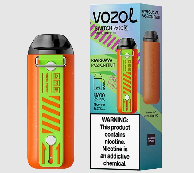 Unboxing Tropical Bliss: Why VOZOL SWITCH 1600 Puffs Kiwi Guava Passion Fruit Tastes Like Sunshine