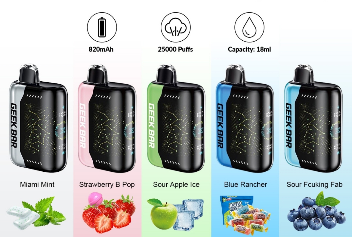 Discover the GEEK BAR PULSE X 25000 Puffs Vape - Sour Fcuking Fab: A Game-Changer in Canada’s Vaping Scene