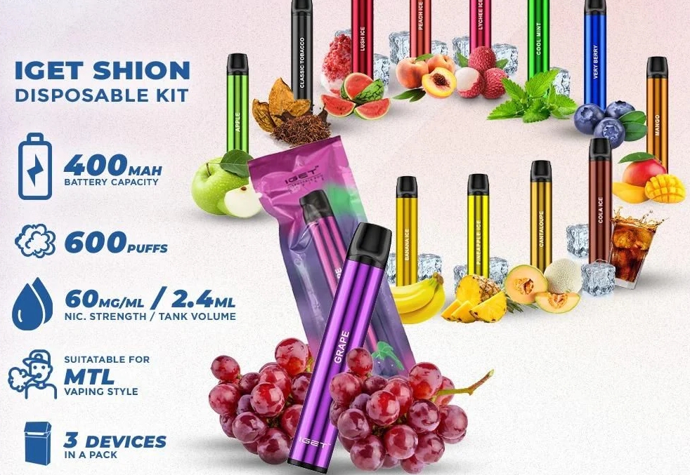 Exploring the Exhilarating World of IGET Shion 600 Puffs Vape: Blackberry Ice – Australia’s Flavor Revolution